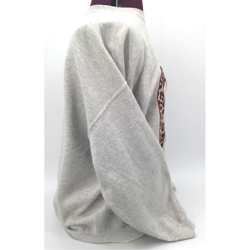 Anthropologie Ciao Leopard Graphic Sweatshirt L - Picture 3 of 9